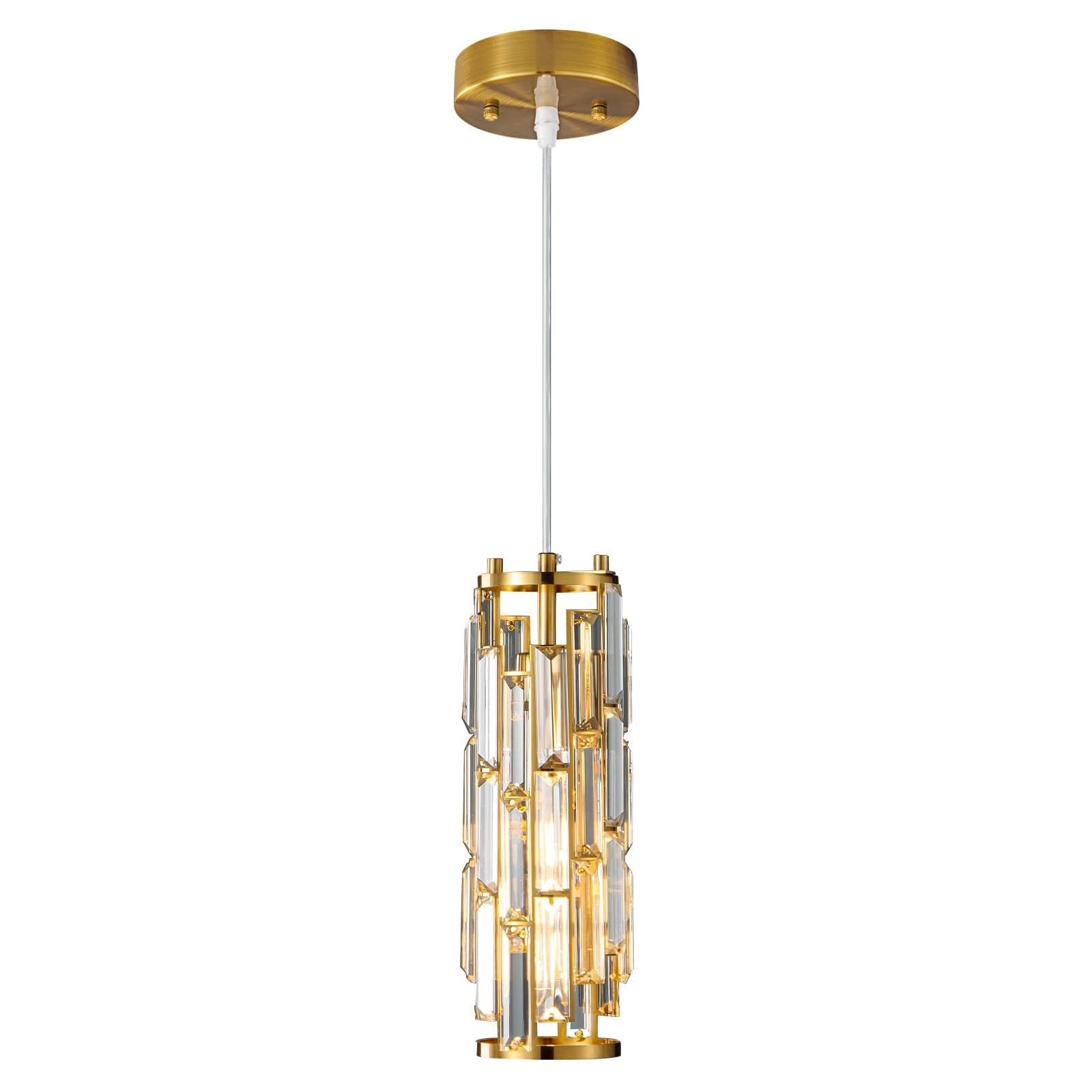 Kristy Cluster Pendant Light, Black & Gold