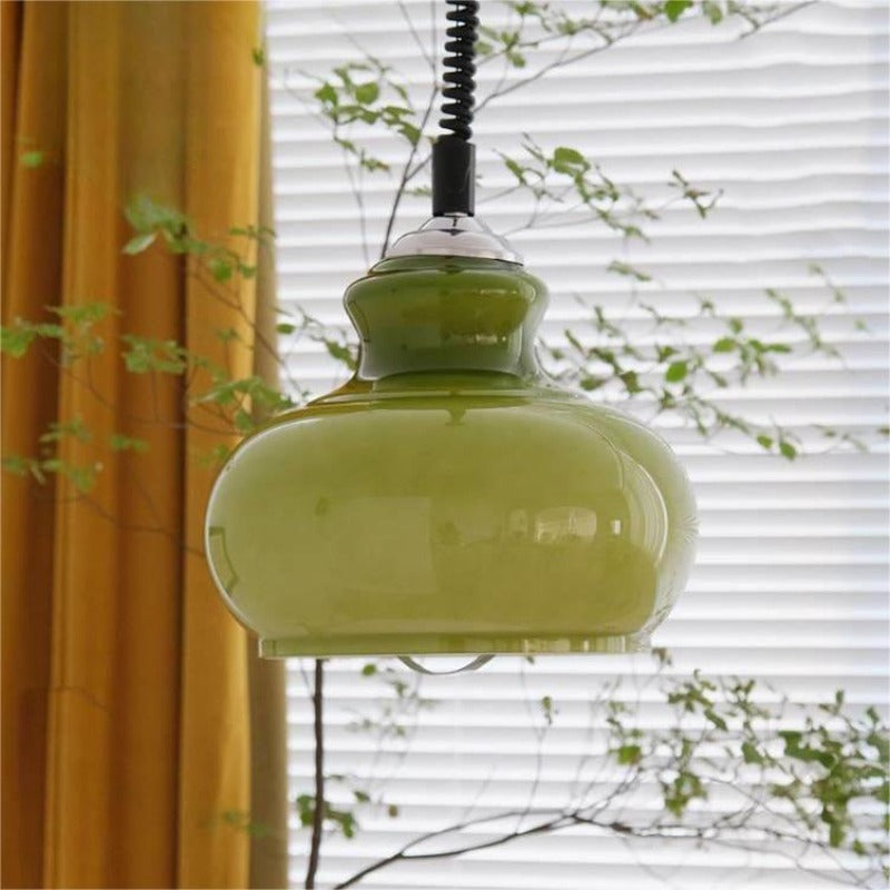 Valentina Retro Simple Pendant Light Living Room Green Living Room