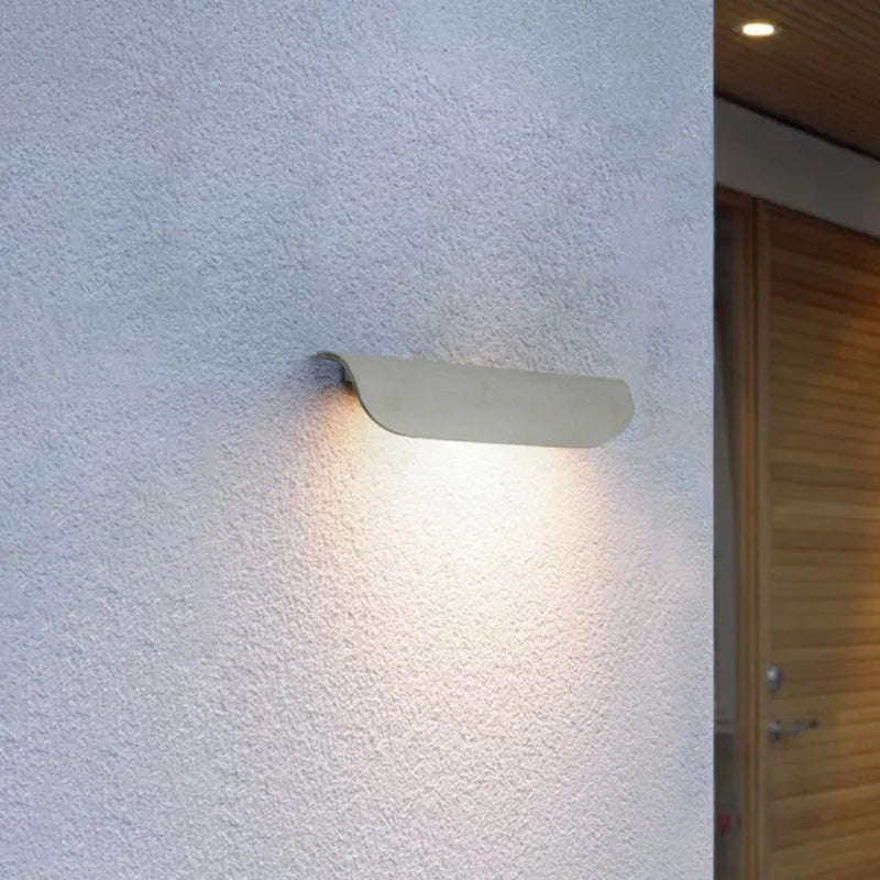 Ray Modern Outdoor Wall Lighting, Waterproof, Curved