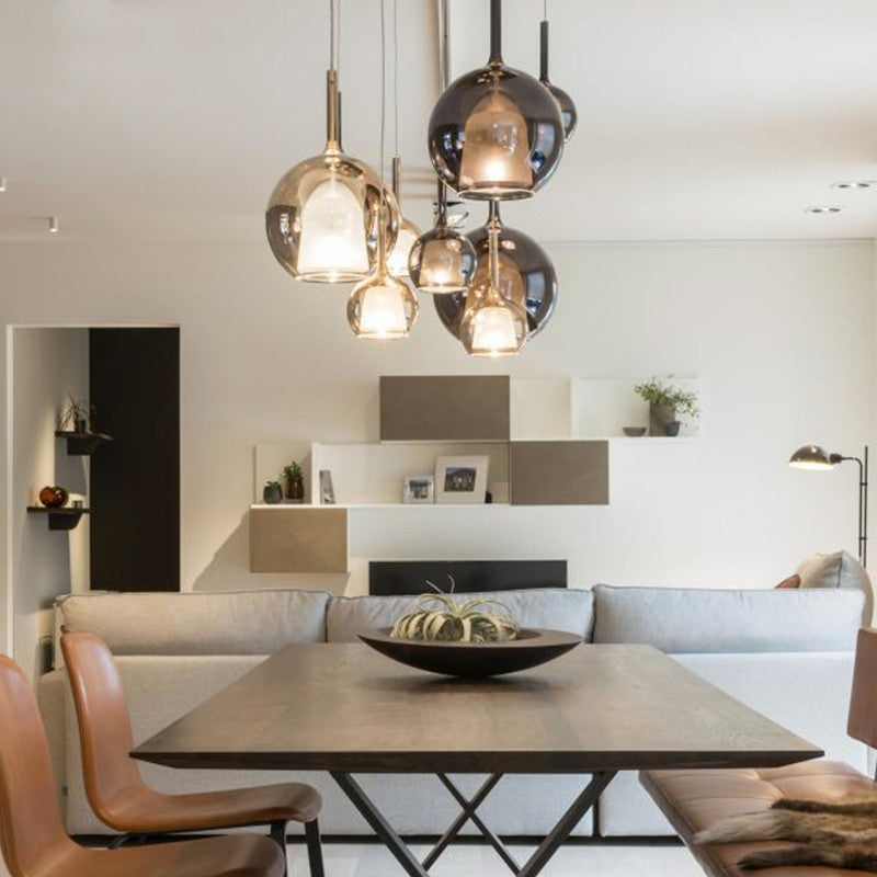 Valentina Pendant Light Glass Modern Sphere LED Dining Room