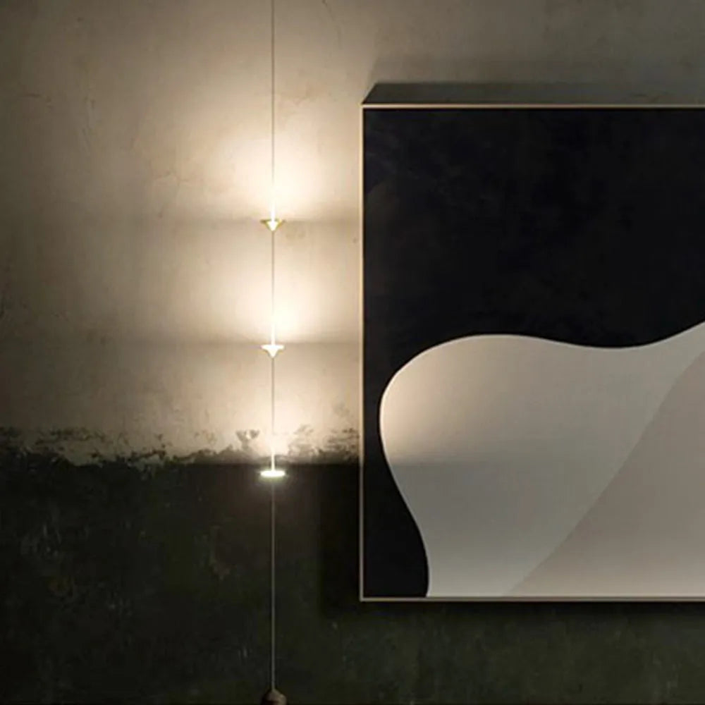 Arisha Full-Length Minimalist Linear Floor Lamp, 3 Bulbs