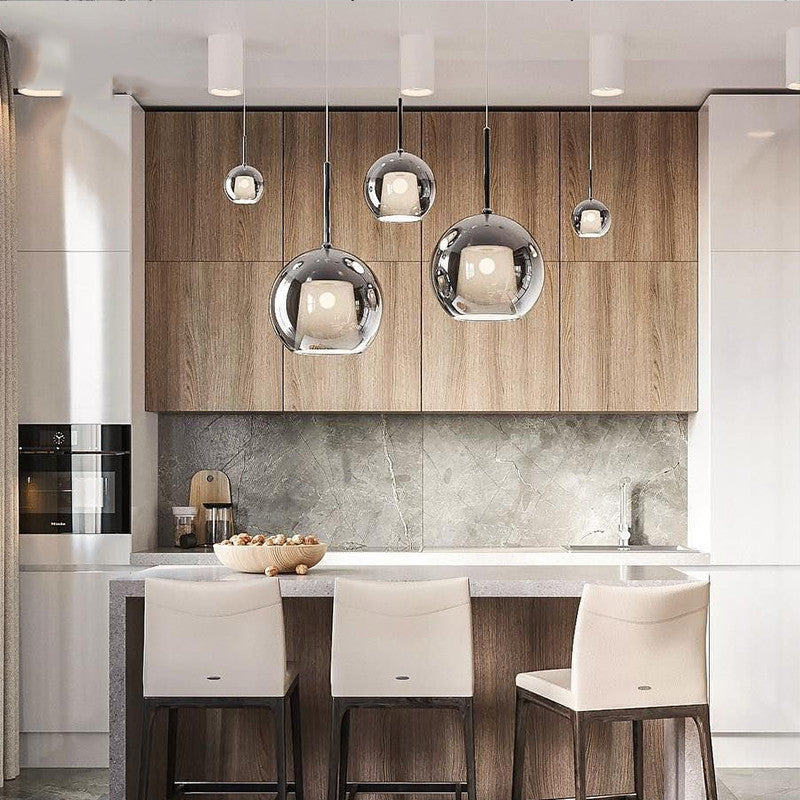 Valentina Pendant Light Glass Modern Sphere LED Dining Room