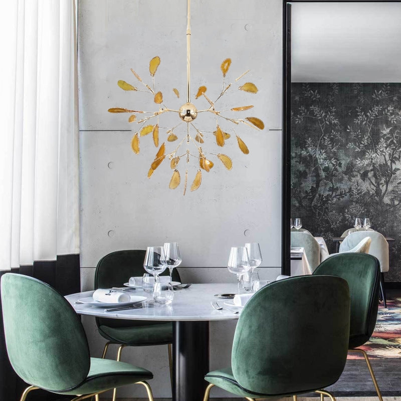 Aria Agate Creative Colourful Chandelier Bedroom/Living Room