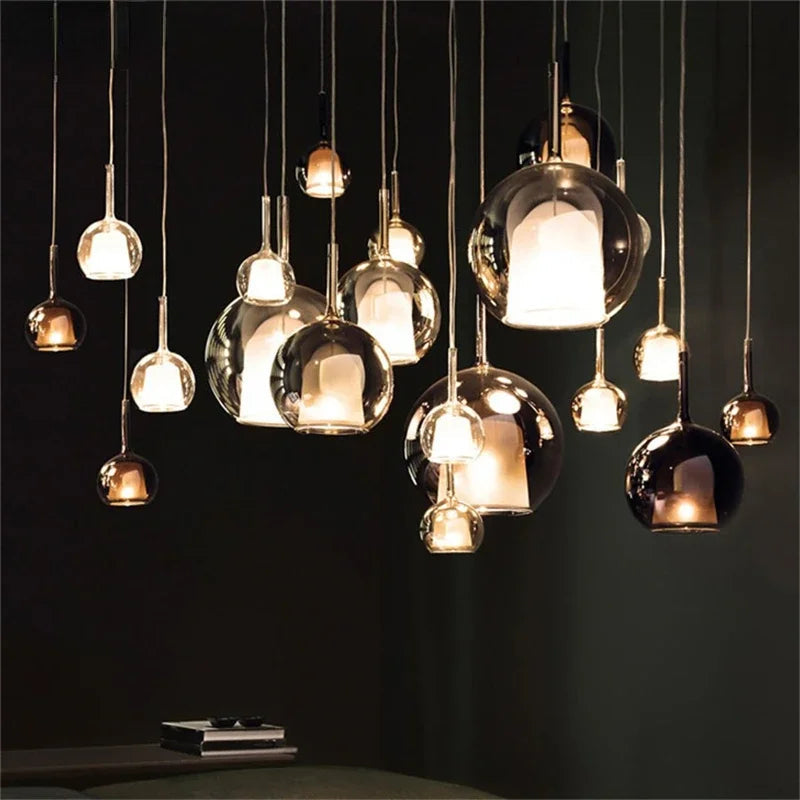 Valentina Pendant Light Glass Modern Sphere LED Dining Room