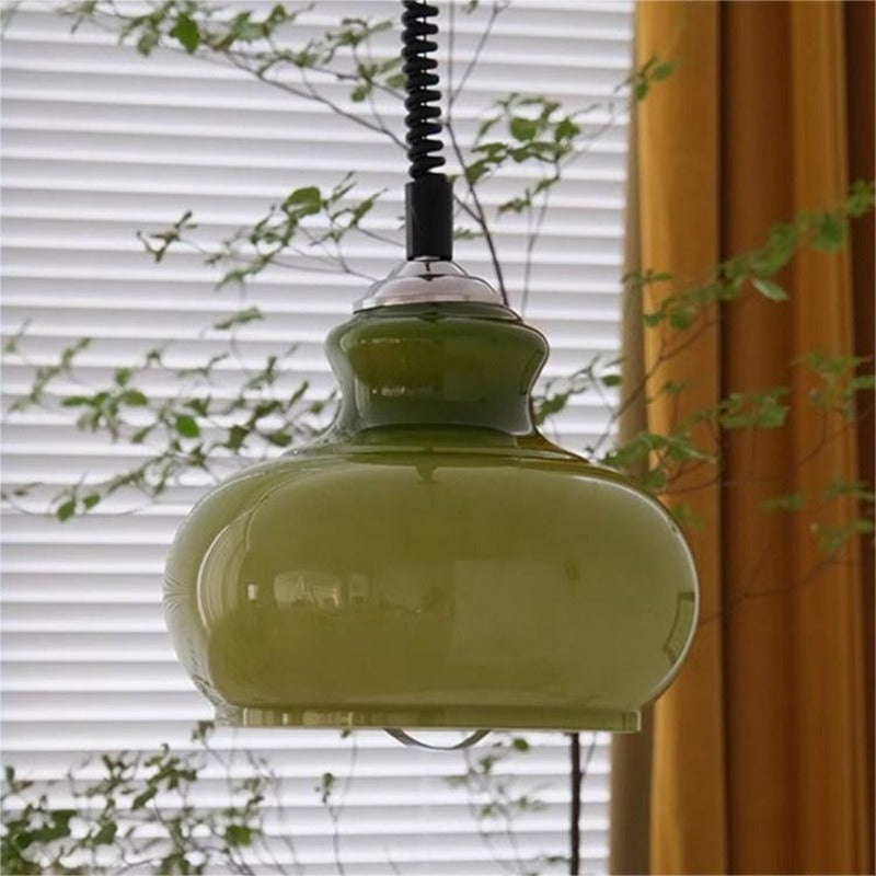 Valentina Retro Simple Pendant Light Living Room Green Living Room