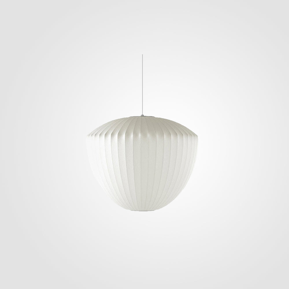 Ritta Vintage Artificial White Silk Shade Single Pendant Light