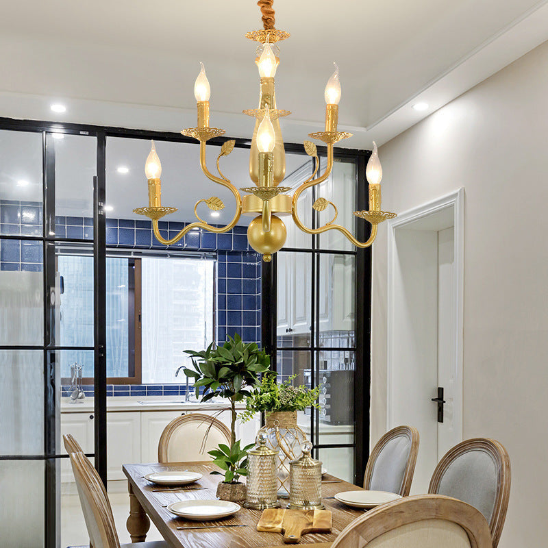 Silva Chandelier Rustic Glass Living Room Bedroom