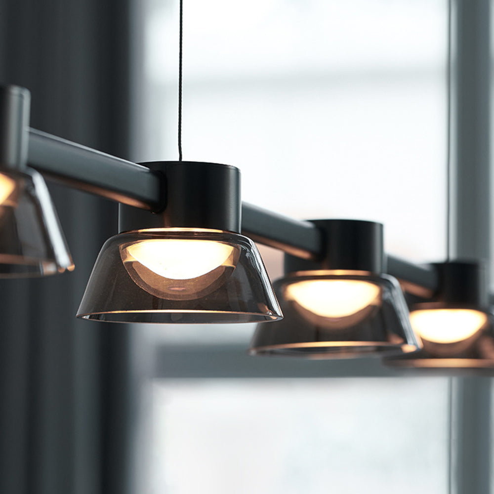 Arisha Modern Linear Metal Pendant Light,Black