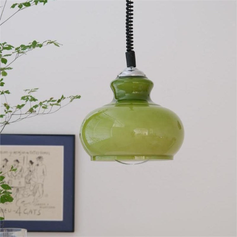 Valentina Retro Simple Pendant Light Living Room Green Living Room