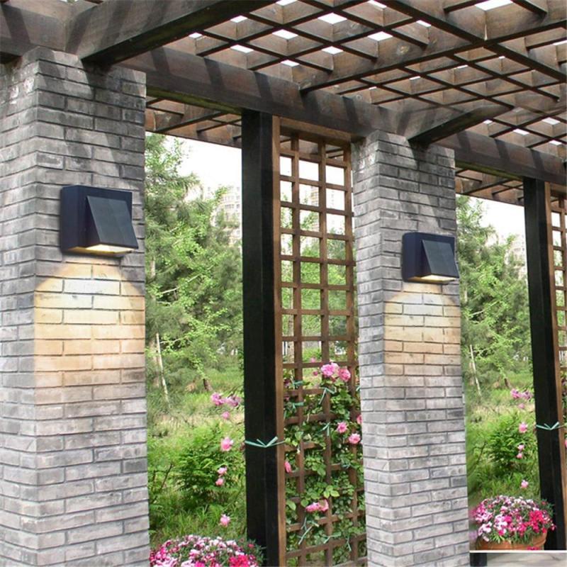 Ray Modern Black Metal LED Outdoor Wall Lamp
