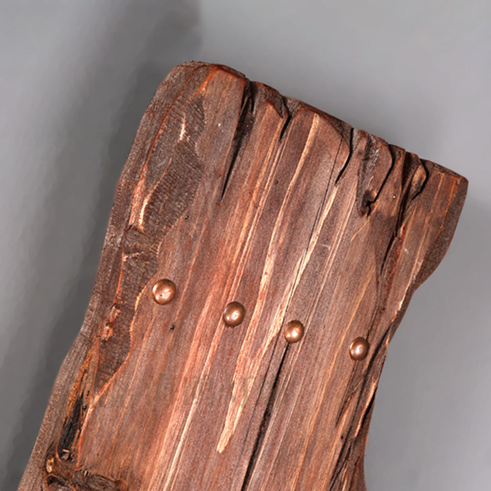 Epoch Wall Lamp Rectangular Vintage, Wood/Metal, Bedroom