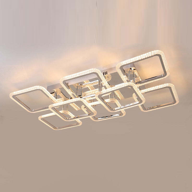 Arisha Modern Square Flush Mount Ceiling Light