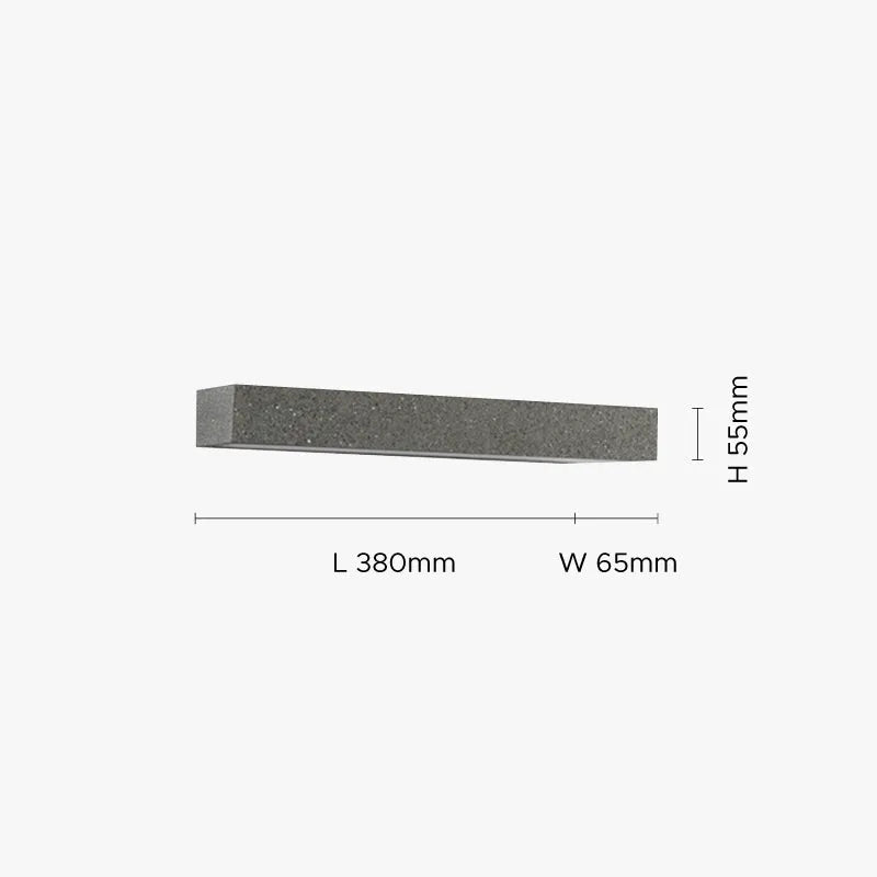Ray LED Outdoor Wall Lamp, Black & White