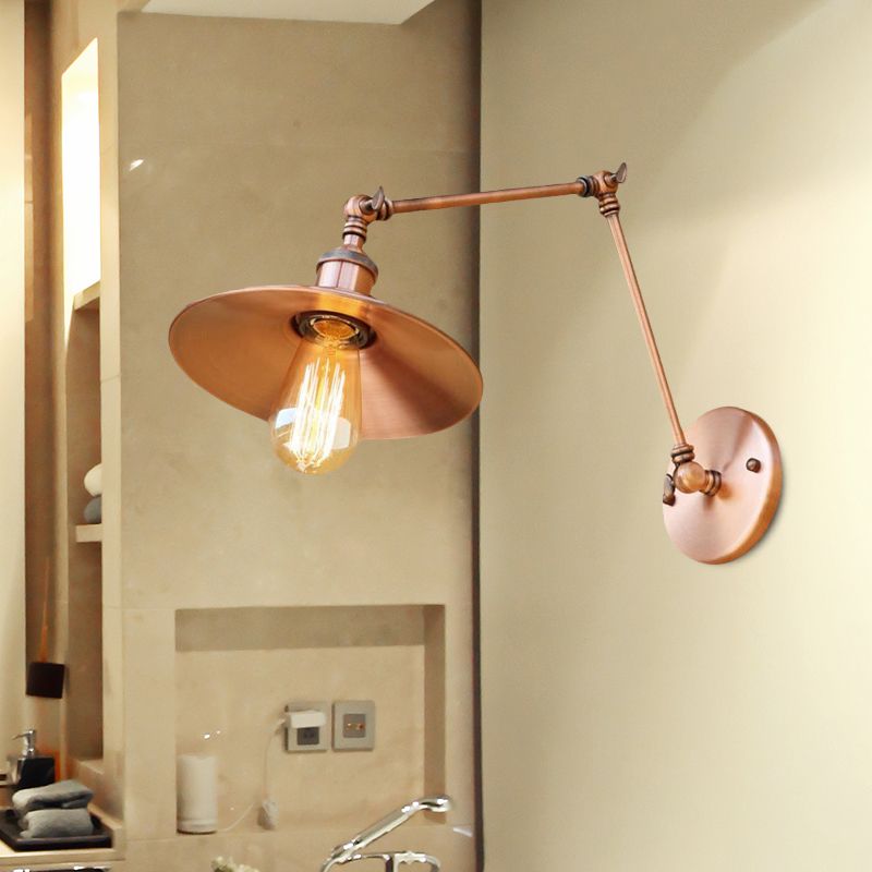 Silva Vintage Adjustable Wall Lamp, Bedroom