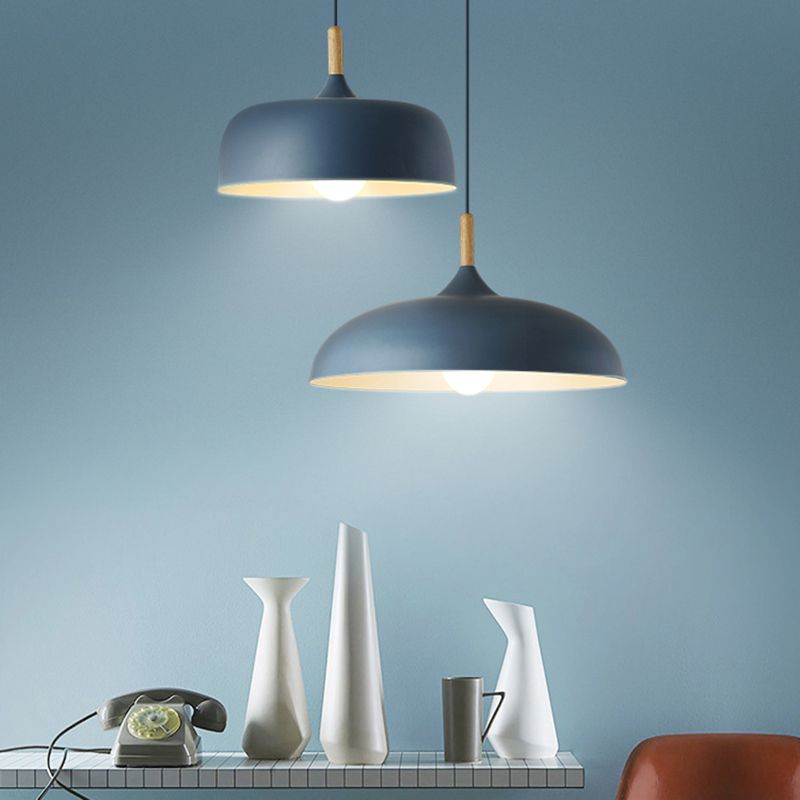 Aria Modern Pendant Light Dome Macaron Dining Room