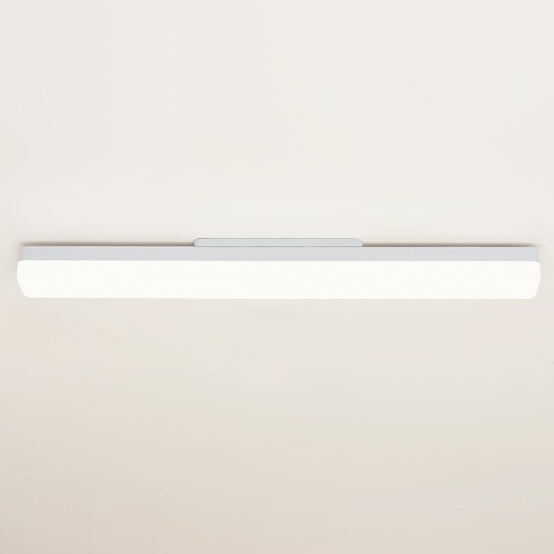 Arisha Modern Rectangular Acrylic Modern Wall Lamp, White
