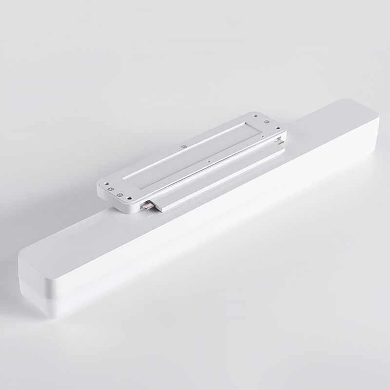 Arisha Modern Rectangular Acrylic Modern Wall Lamp, White