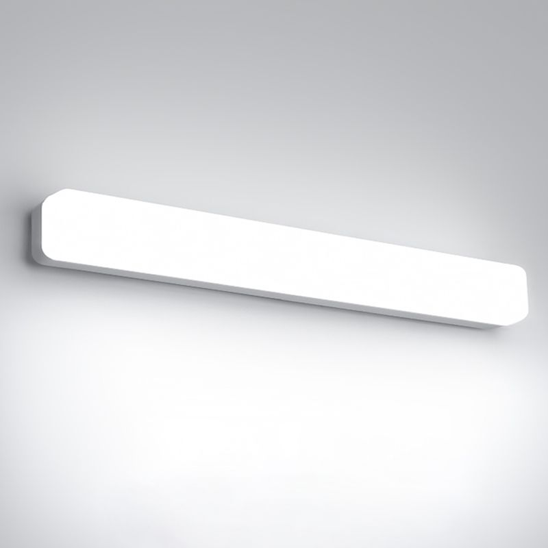 Arisha Modern Rectangular Acrylic Modern Wall Lamp, White