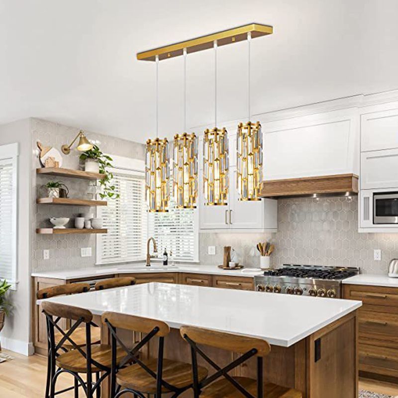 Kristy Cluster Pendant Light, Black & Gold