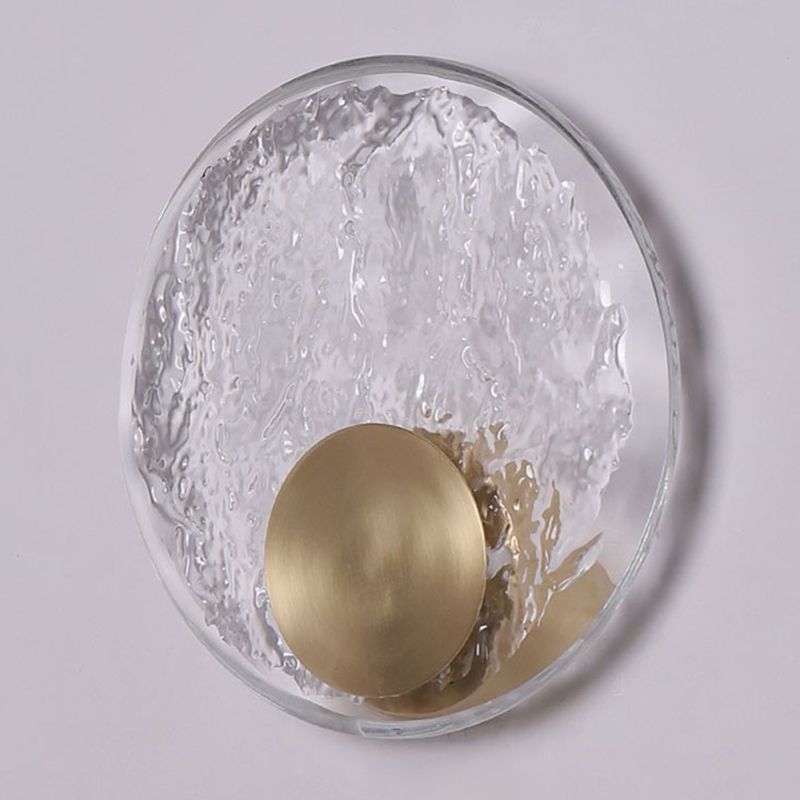 Kristy Art Deco Globe Crystal&Metal Bedroom Wall Lamp, Gold