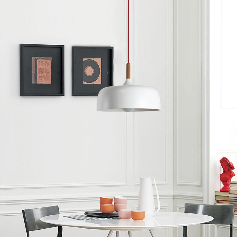 Aria Modern Pendant Light Dome Macaron Dining Room