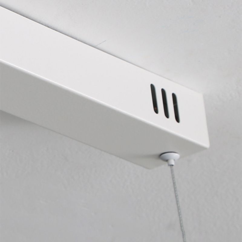 Arisha Wave Linear Pendant Light, Black/White