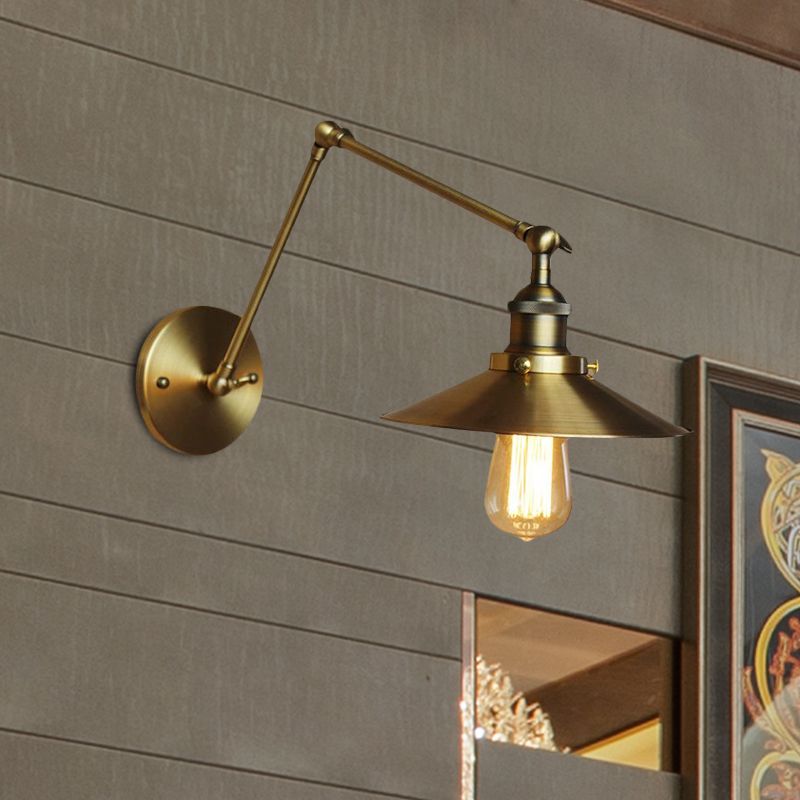 Silva Vintage Adjustable Wall Lamp, Bedroom