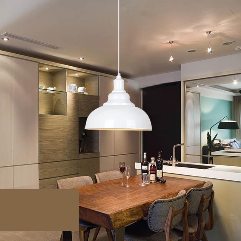 Austin Industrial Dome Colour Pendant Light,4 Colours