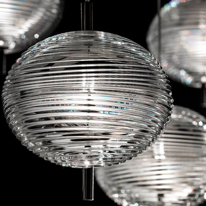 Valentina Designer Art Modern Pendant Light, Black/Gold