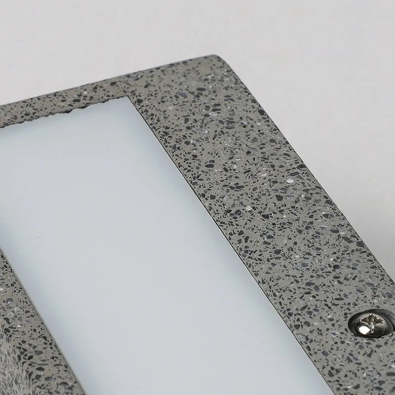 Ray LED Outdoor Wall Lamp, Black & White