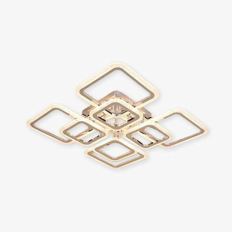 Arisha Modern Square Flush Mount Ceiling Light
