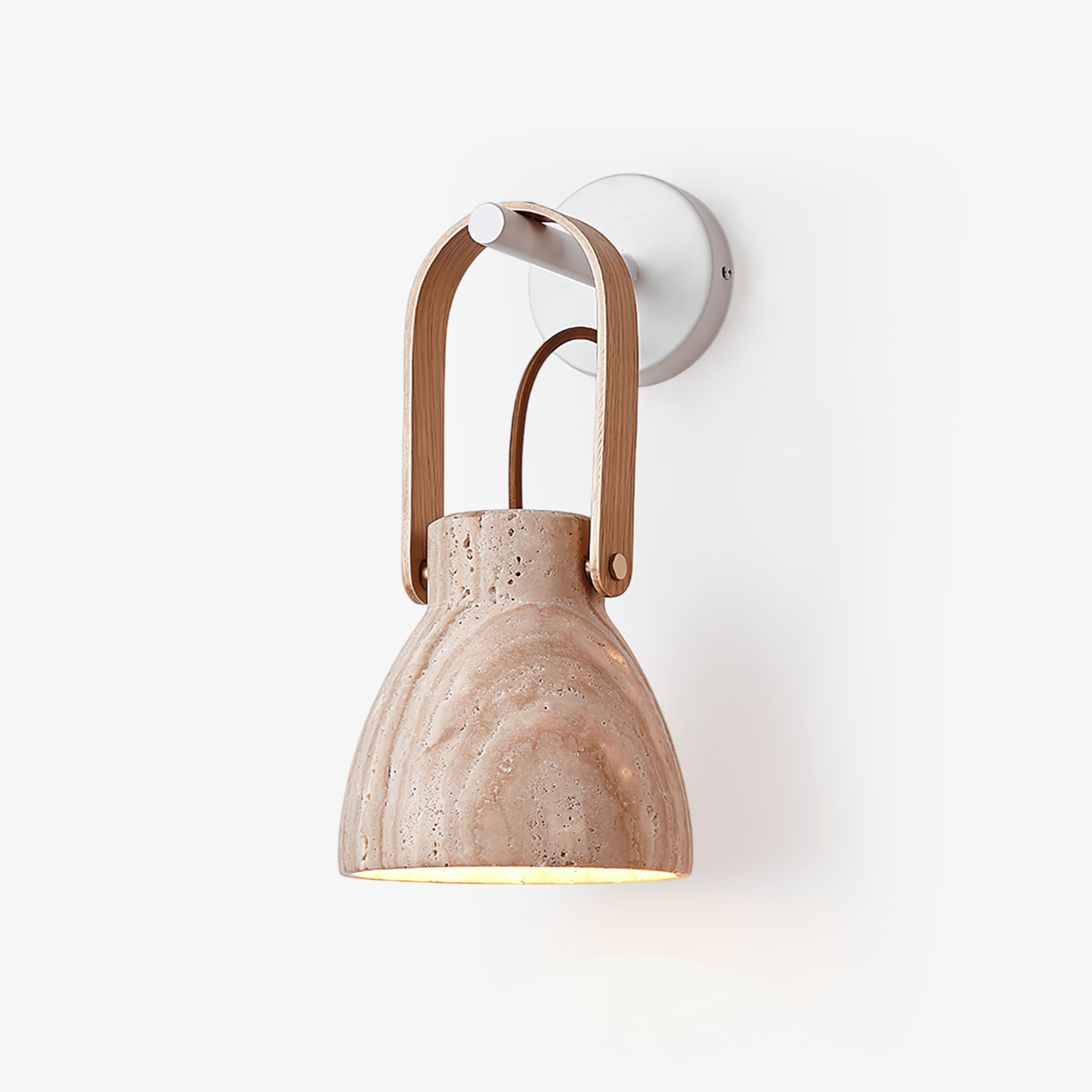 Travertine Lantern Wall Light - Neutralighting