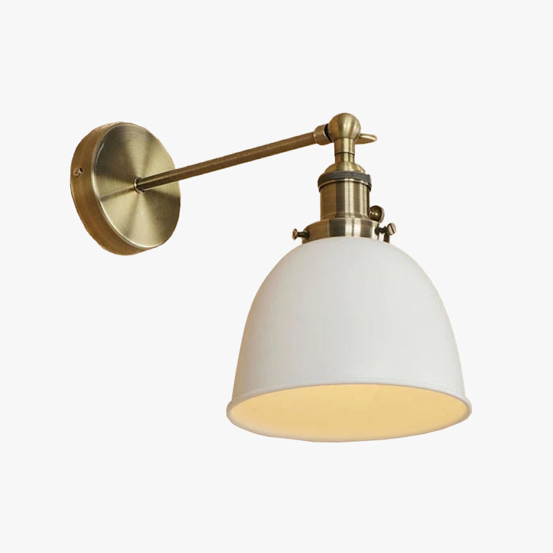Epoch Hanging Wall Lamp Retro/Vintage, Metal/LED, Black/White/Gray, Bedroom