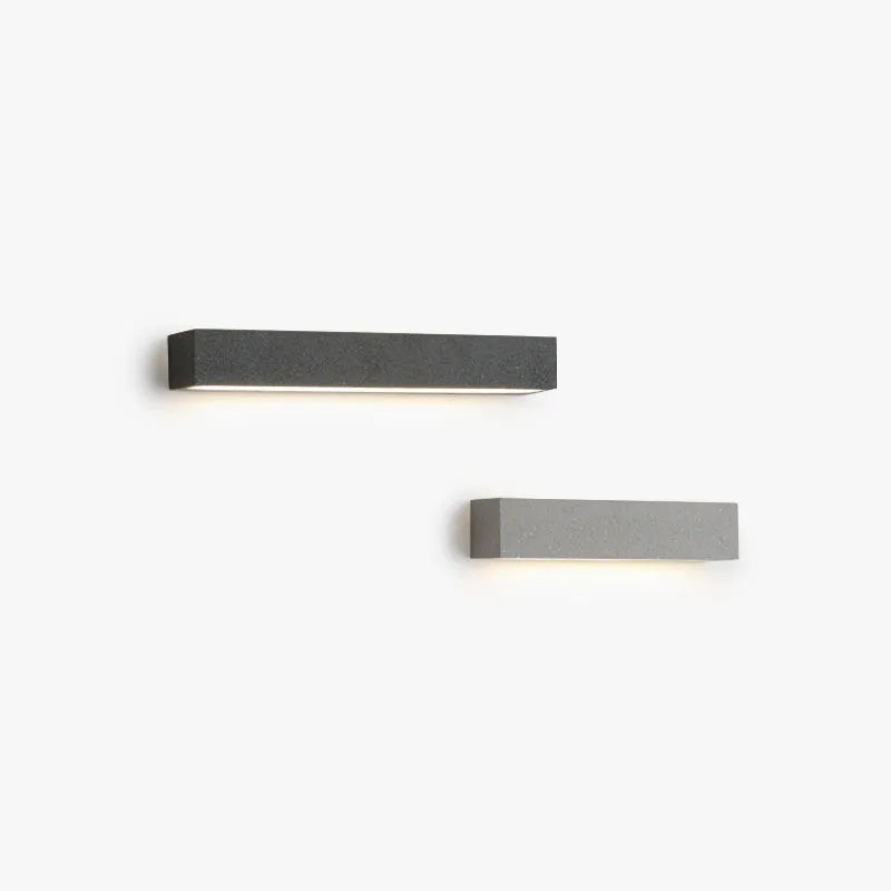 Ray LED Outdoor Wall Lamp, Black & White