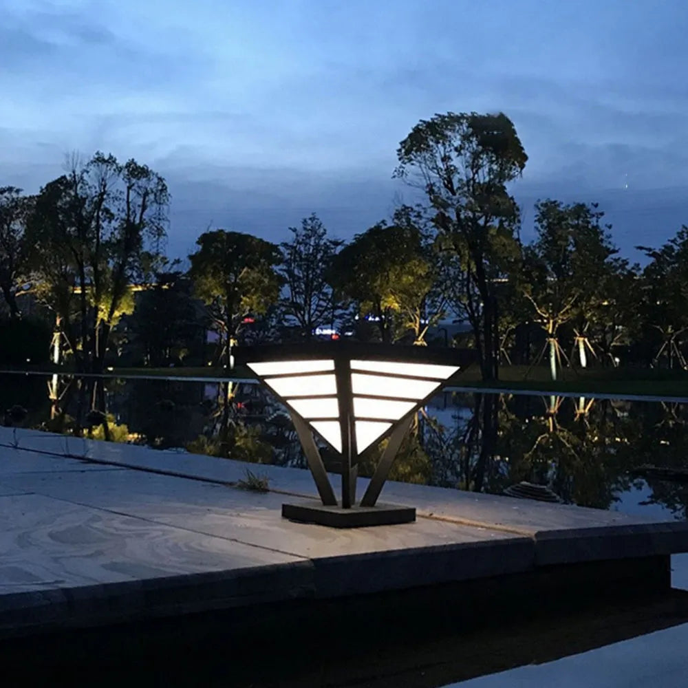 Ray Modern Diamond Metal Outdoor Landscape Pathway Light