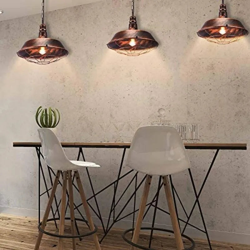 Epoch Rustic Black Industrial Pendant Light Shade, Outdoor/Indoor