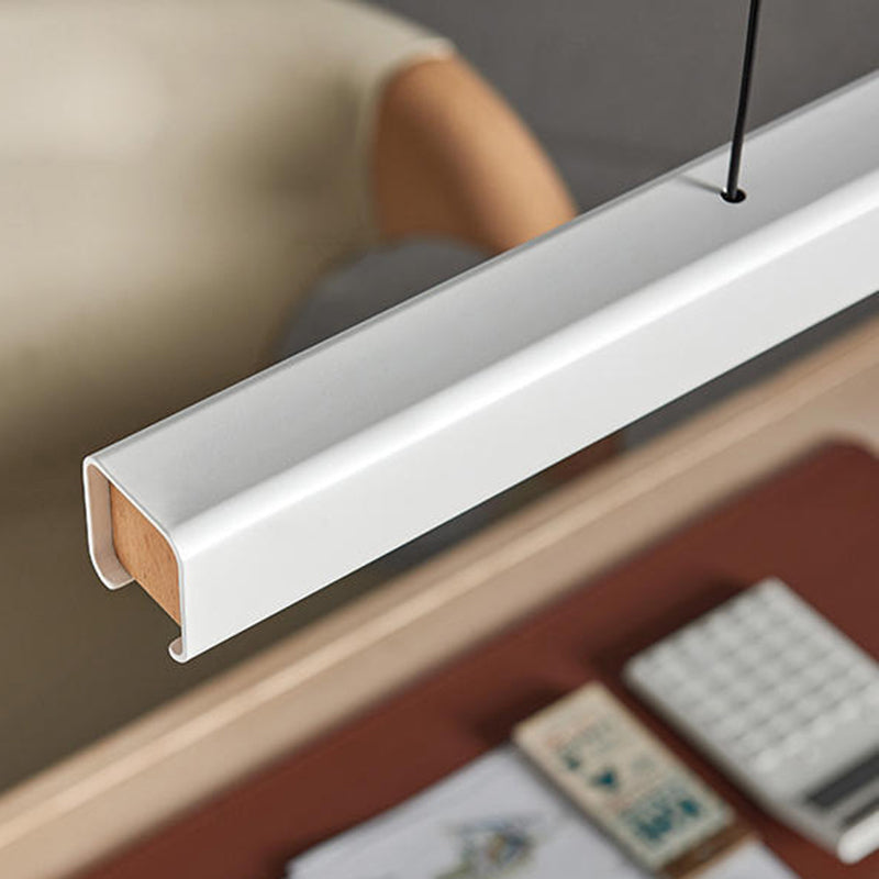 Arisha Minimalist Classic Black & White Linear Pendant Light