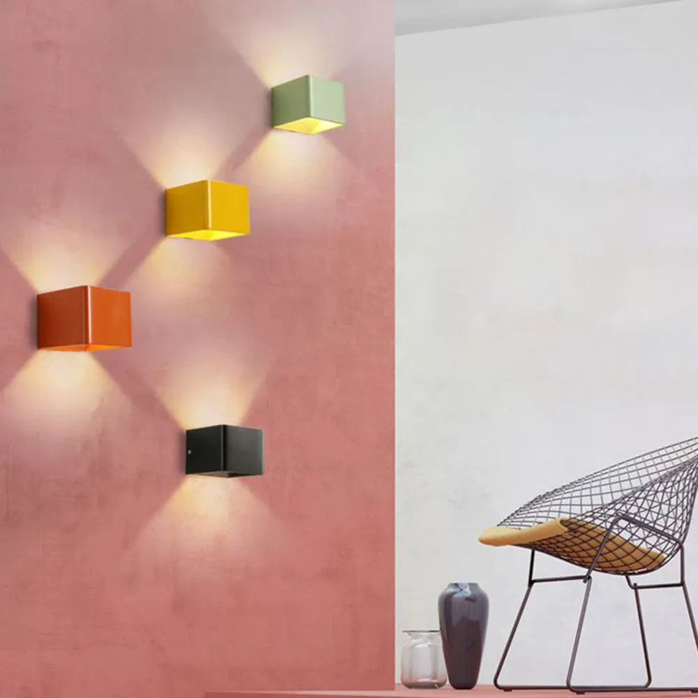Aira Indoor Wall Lamp Square Colorful