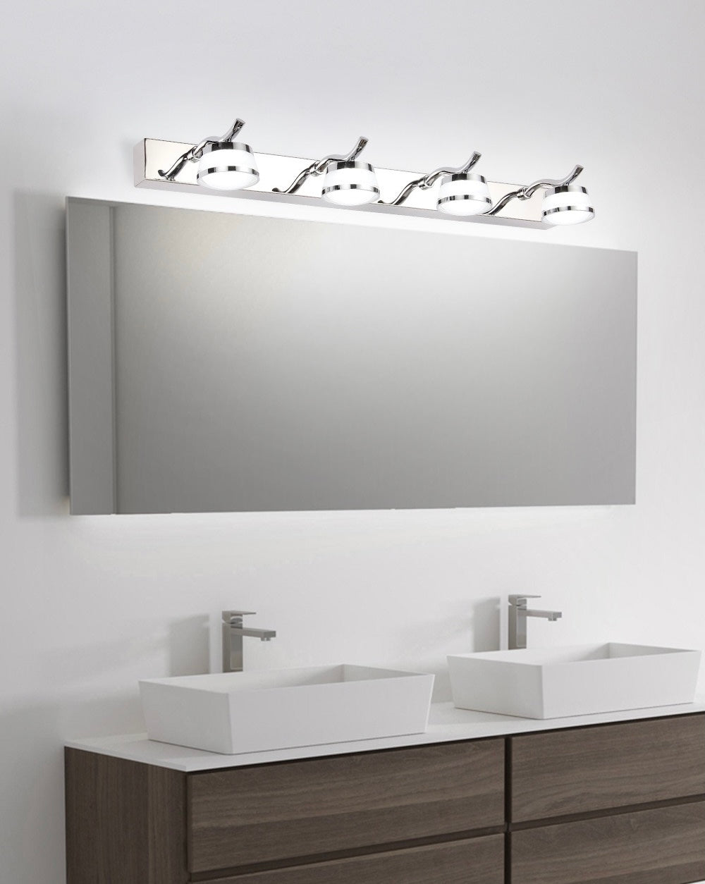 Arisha Modern Globe Vanity Wall Lamp, Bedroom/Bathroom