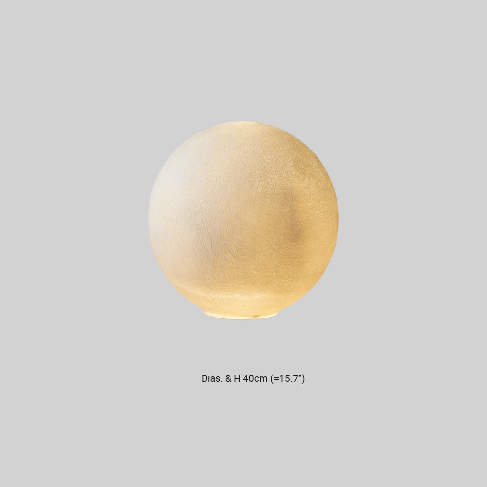 Mira Modern Decorative Dream Floor Lamp, Moon Globe, Resin, Bedroom