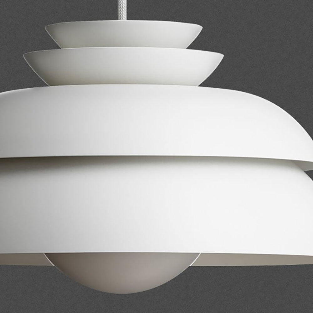 Valentina Modern White Pendant Light, Metal