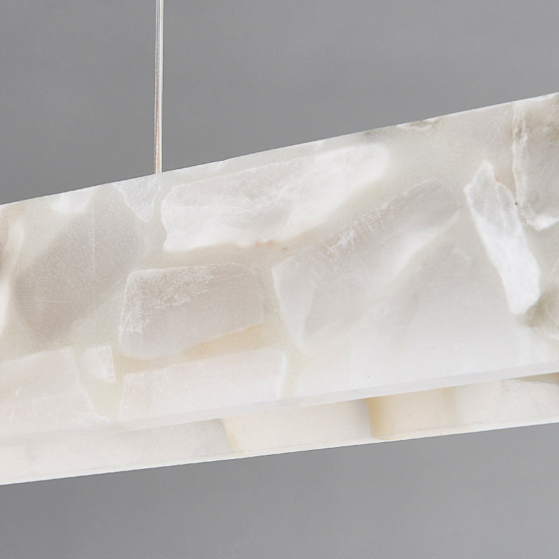 Arisha Modern LED Pendant Light White Marble Dining Room/Bar