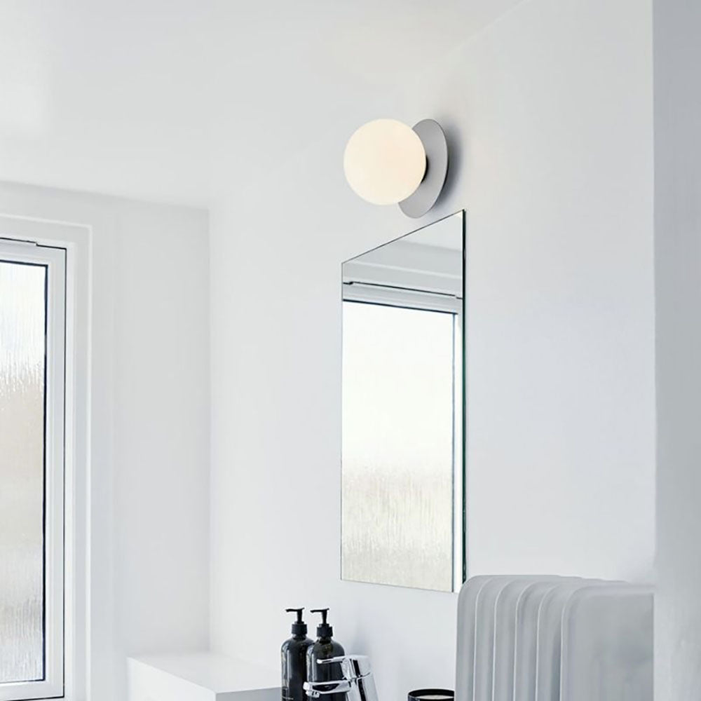 Valentina Chic Sphere Bathroom Glass Wall Lamp