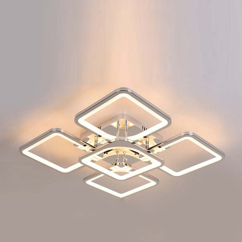 Arisha Modern Square Flush Mount Ceiling Light