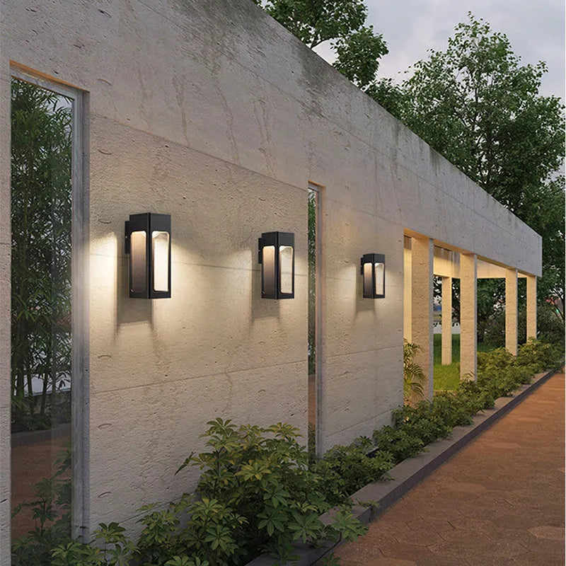 Ray Modern Waterproof Minimalist Geometric Outdoor Wall Light