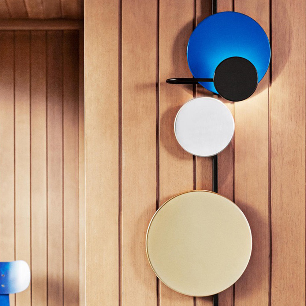 Aira Modern Art Deco Circular Colorful Metal Wall Lamp