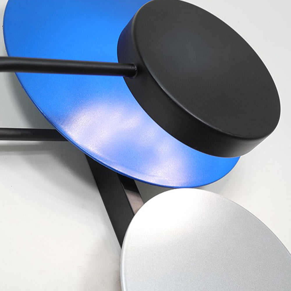 Aira Modern Art Deco Circular Colorful Metal Wall Lamp
