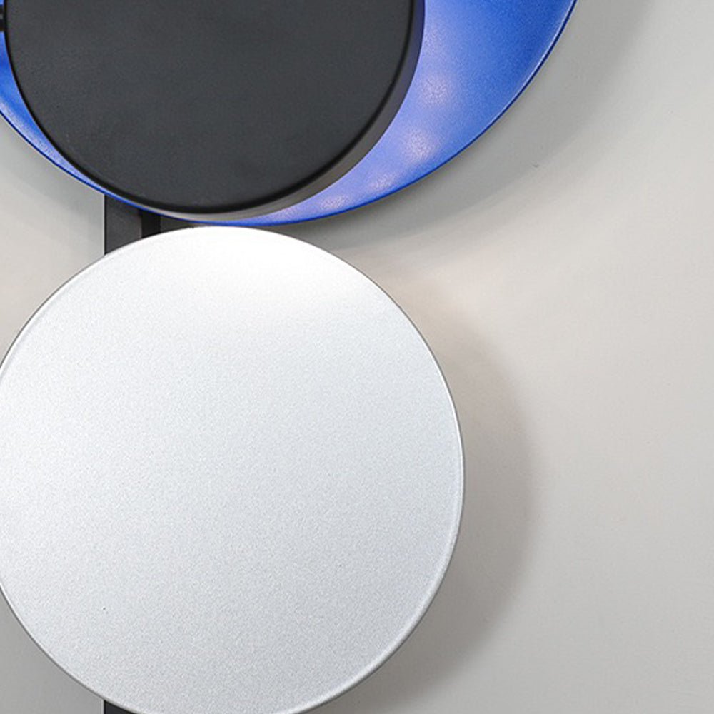 Aira Modern Art Deco Circular Colorful Metal Wall Lamp
