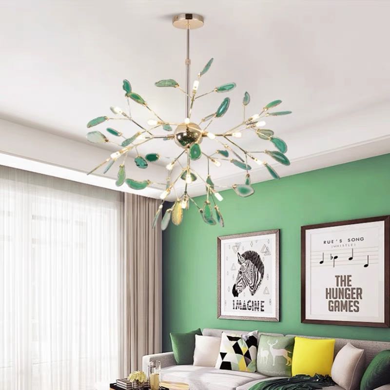 Aria Agate Creative Colourful Chandelier Bedroom/Living Room