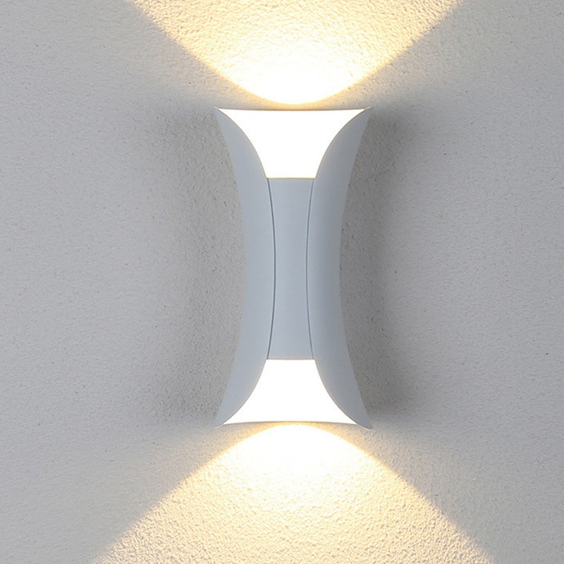 Ray Curved Outdoor Wall Mounted Led Lamp